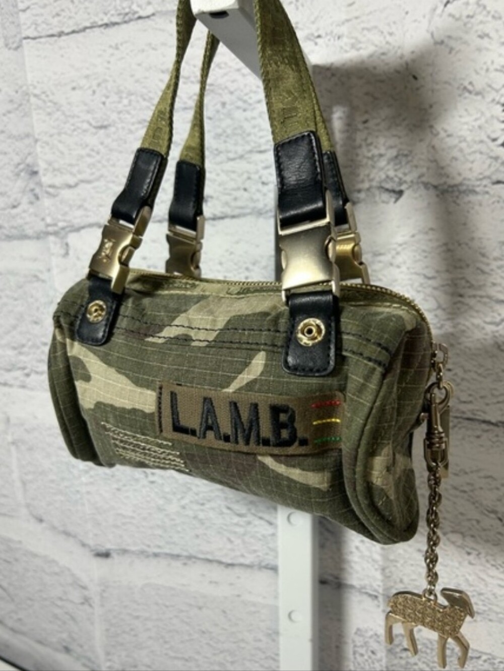 L.A.M.B. Gwen Stefani Camouflage Small Bag